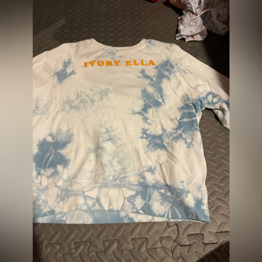 Tie dye Ivory ella sweatshirt pullover